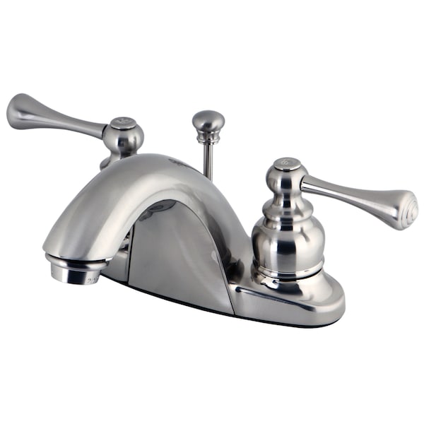 4" Centerset Bathroom Faucet, Brushed Nickel
